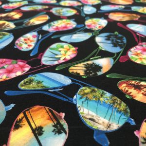 BENARTEX BENARTEX USA1100 Tropical Escape 100cm×110cm幅 輸入生地 USAコットン メーカー直送 代引不可 北海道沖縄離島不可