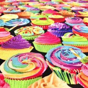 TIMELESS TREASURES TIMELESS TREASURES USA687 cupcake 50cm×110cm幅 輸入生地 USAコットン メーカー直送 代引不可 北海道沖縄離島不可