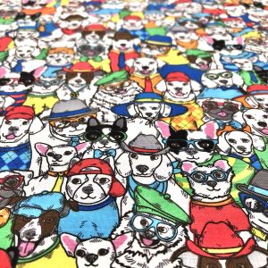 TIMELESS TREASURES TIMELESS TREASURES USA734 DOG 50cm×110cm幅 輸入生地 USAコットン メーカー直送 代引不可 北海道沖縄離島不可