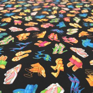 QUILTING TREASURES FABRICS QUILTING TREASURES FABRICS USA1147 SHOE TOSS 50cm×110cm幅 直送 代引北海道沖縄離島不可