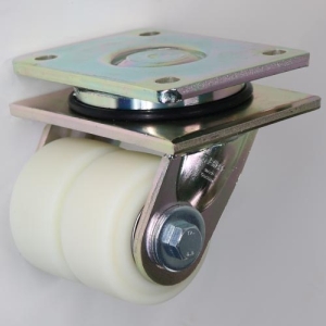 シシクアドクライス シシクアドクライス LSD-GSPO-100K 自在旋回金具 固定金具 低床超重荷重用双輪キャスタ