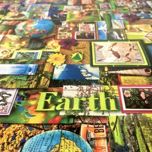 NORTHCOTT NORTHCOTT CAN011 COLOR COLLAGEII EARTH 100cm×110cm幅 カナダ輸入生地 メーカー直送 代引不可 北海道沖縄離島不可
