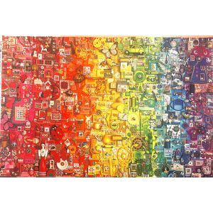 NORTHCOTT NORTHCOTT CAN013 COLOR COLLAGEII パネル生地 75cm×110cm幅 カナダ輸入生地 メーカー直送 代引不可 北海道沖縄離島不可
