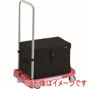 トラスコ TRUSCO トラスコ AC-1-P-S-THB 樹脂台車 アクロキャリー 600X390 ピンク ストッパー付 THブレーキ付 メーカー直送 代引不可 北海道沖縄離島不可