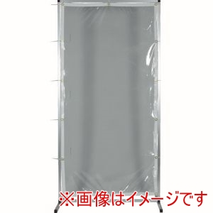 トラスコ TRUSCO トラスコ AF-1020-TM アルミ製衝立 透明防炎タイプ W1000XH2000 メーカー直送 代引不可 北海道沖縄離島不可