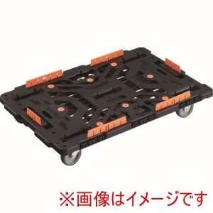 トラスコ TRUSCO トラスコ BT900KJ3-E100 連結式樹脂製平台車 ビートル 900X600 自在3輪 コボレ止めセット付 メーカー直送 代引不可 北海道沖縄離島不可
