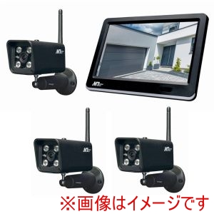 マザーツール マザーツール MT-WCM400 高解像度ワイヤレスカメラモニターセット カメラ3台 メーカー直送 代引不可 北海道沖縄離島不可