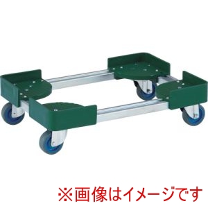 トラスコ TRUSCO トラスコ FCD-3040-ALG 伸縮式コンテナ台車 内寸300-400X400-500 スチール製 メーカー直送 代引不可 北海道沖縄離島不可
