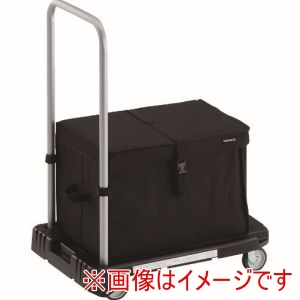 トラスコ TRUSCO トラスコ MP-6039N2-BK-THB 樹脂台車 こまわり君 省音G車輪 600X390 ブラック THB付 メーカー直送 代引不可 北海道沖縄離島不可