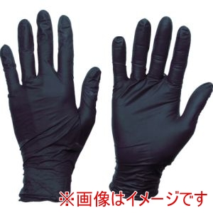 トラスコ TRUSCO トラスコ TGNN08BKS10P まとめ買い 使い捨てニトリル手袋TGスタンダード 0.08粉無黒S 100枚 10箱 メーカー直送 代引不可 北海道沖縄離島不可