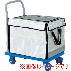 トラスコ TRUSCO トラスコ TP-X702-THBC 樹脂台車 グランカート サイレント 保冷ハンドトラックボックス付 718X4 メーカー直送 代引不可 北海道沖縄離島不可