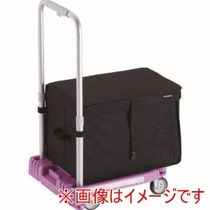 トラスコ TRUSCO トラスコ WP-2G-LV-THB 樹脂台車 カルティオミニ weego 省音車輪 ラベンダー THB付 メーカー直送 代引不可 北海道沖縄離島不可