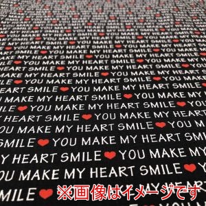 michael miller michael miller USA1246 YOU MAKE MY HEART SMILE 50cm×110cm メーカー直送 代引不可 北海道沖縄離島不可