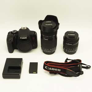Canon 中古 EOS Kiss X9iボディダブルズームキット 121021001225 Aランク