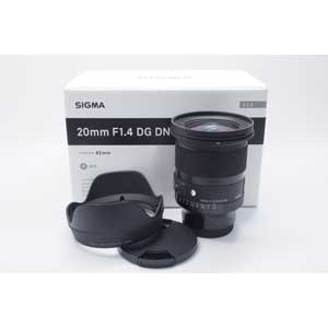 SIGMA 中古 20mm F1.4 DG DN ソニーEマウント Aランク