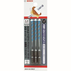 ボッシュ BOSCH ボッシュ MDB034090/3 充電マルチビット 3本組 刃径3.4mm BOSCH