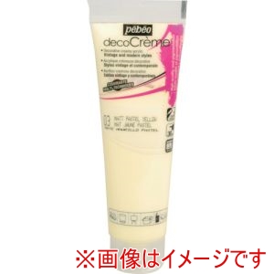 ペベオ Pebeo ペベオ 89003 デコクリーム 120mlマット パステルイエロー Pebeo