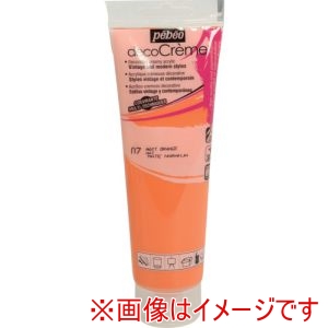 ペベオ Pebeo ペベオ 89007 デコクリーム 120mlマット オレンジ Pebeo
