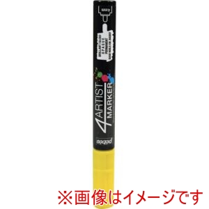 ペベオ Pebeo ペベオ 580102 4アーティスト マーカー 4mmラウンド イエロー Pebeo