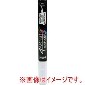 ガイアノーツ ガイアノーツ 80125 4アーティストマーカー 4mm ホワイト