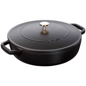 ストウブ Staub ストウブ ピコ ココット ブレイザーソテーパン 26cm ブラック 40506-542 Staub