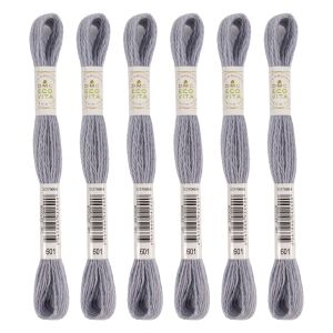 DMC DMC 刺しゅう毛糸 ECOVITA エコヴィータ ウールスレッド 1カセ 16m 同色6本入 col.601  DMC360-BOX-601