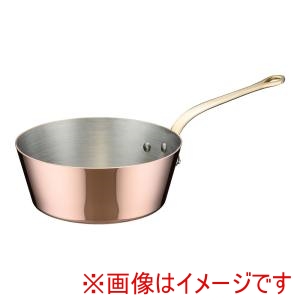 モービル Mauviel モービル No.616 テーパーパン 24cm メーカー直送 代引不可 北海道沖縄離島不可