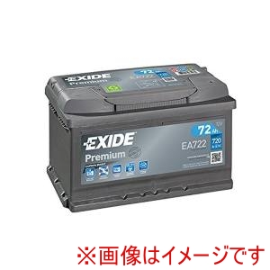 EXIDE EXIDE EA722LB3 輸入車用バッテリー EA メーカー直送 代引不可 北海道沖縄離島不可