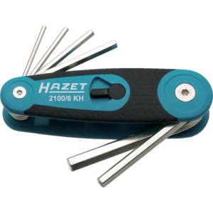 ハゼット HAZET HAZET 2100/6KH 六角棒レンチセット 6本タイプ ナイフ式  ハゼット