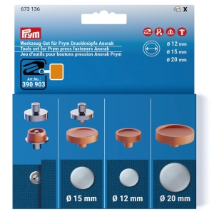 プリム Prym プリム VARIO Creative Tool スナップボタン Anorak 専用コマ PRM673136