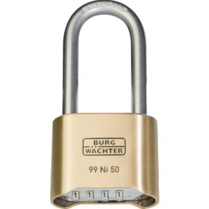 ブルク ヴェヒター ブルク ヴェヒター 37491 ダイヤル式南京錠 No.99 つる長 99Ni50HB-65SB