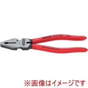 クニペックスツールズ KNIPEX クニペックス 0201-200SB 強力型ペンチ プラスチックハンドル 200mm SB店頭展示パッケージ仕様