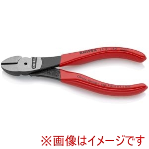 クニペックスツールズ KNIPEX クニペックス 7401-140SB 強力型ニッパー プラスチックハンドル 140mm SB店頭展示パッケージ仕様