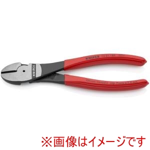 クニペックスツールズ KNIPEX クニペックス 7401-180SB 強力型ニッパー プラスチックハンドル 180mm SB店頭展示パッケージ仕様