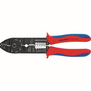 クニペックスツールズ KNIPEX KNIPEX 9721-215B 圧着ペンチ 215mm クニペックスツールズ