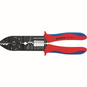 クニペックスツールズ KNIPEX KNIPEX 9721-215C 圧着ペンチ 215mm クニペックスツールズ