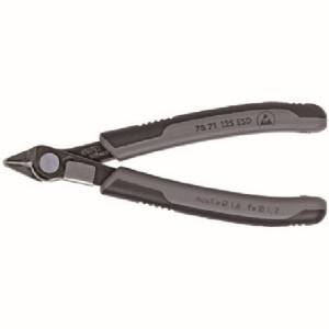 クニペックスツールズ KNIPEX KNIPEX 7871-125ESD エレクトロニクス スーパーニッパー 125mm クニペックスツールズ