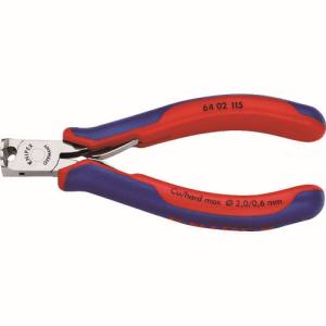 クニペックスツールズ KNIPEX KNIPEX 6402-115 エレクトロニクスエンドカッティングニッパー クニペックスツールズ
