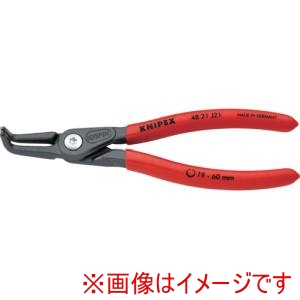 クニペックスツールズ KNIPEX クニペックス 4821-J21SB 4821-J21SB 穴用精密スナップリングプライヤー 曲
