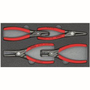 クニペックスツールズ KNIPEX KNIPEX 002001V09 4本組 スナップリングプライヤー クニペックスツールズ