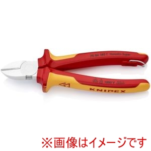 クニペックスツールズ KNIPEX クニペックス 7006-180TBK 絶縁電工ニッパー 1000V絶縁落下防止ハンドル 180mm
