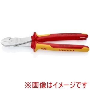 クニペックスツールズ KNIPEX クニペックス 7406-250TBK 絶縁1000V強力型ニッパー 落下防止 250mm