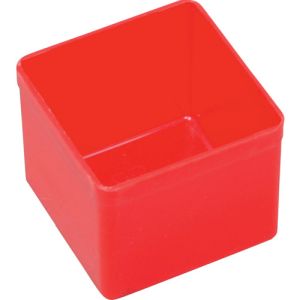allit allit 456300 プラスチックボックス Allitパーツケース EuroPlus用 赤 54X54X45mm