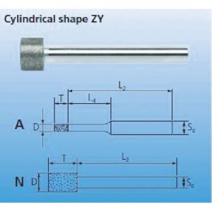フェアッド PFERD PFERD DZY-N4.0-119228 ダイヤモンドインターナルバー 3mm軸 120 刃径4.0mm