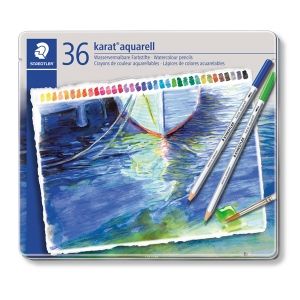ステッドラー STAEDTLER ステッドラー 125M36 カラトアクェレル 水彩 色鉛筆 36色