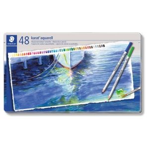 ステッドラー STAEDTLER ステッドラー 125M48 カラトアクェレル 水彩 色鉛筆 48色