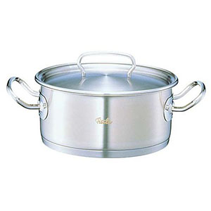 フィスラー Fissler フィスラー 18-10 キャセロール 蓋付 32cm 80-138 メーカー直送 代引不可 北海道沖縄離島不可