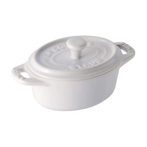 ストウブ Staub ストウブ セラミック オーバル ミニココット ホワイト 40511-089 Staub
