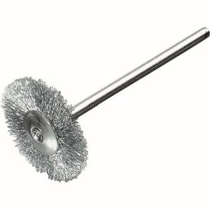 LESSMANN LESSMANN 410221 軸付ミニチュアブラシ 平型 Φ16