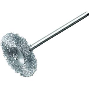 LESSMANN LESSMANN 410321 軸付ミニチュアブラシ 平型 Φ16